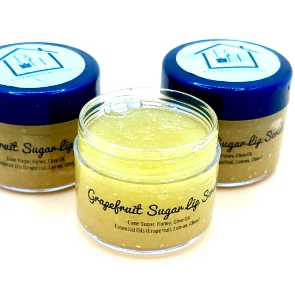 😁 GRAPEFRUIT SUGAR LIP SCRUB